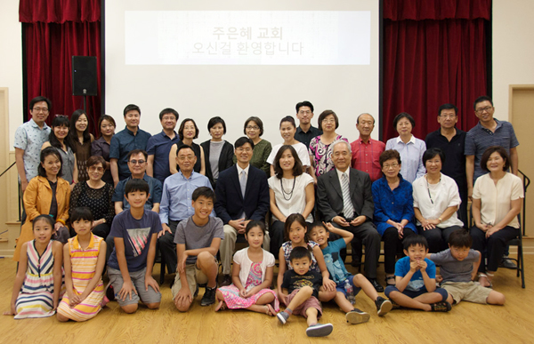 주은혜교회가 10월 16일 창립예배를 드렸다.