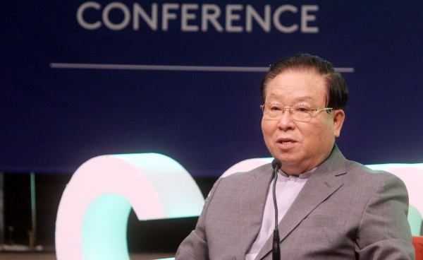 ▲정필도 원로목사가 강의하고 있다. ⓒ이대웅 기자
