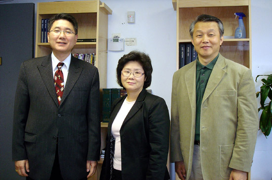 박마이클 목사(세계추수선교회), 임선숙 사장(IM-TV), 김호성 목사(ICM)