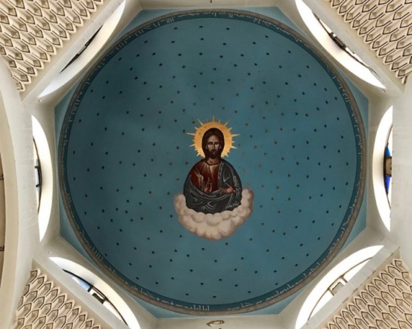 ▲파괴된 정교회 건물에서 발견된 예수님의 성상. ⓒreemptive Love