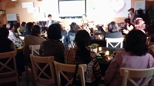 히스카페의 공연 모습