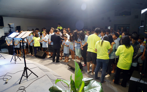 지난해 열렸던 청소년 연합수련회 모습