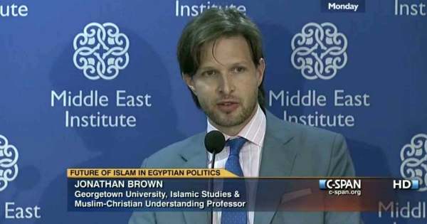 ▲미 조지타운대 조나단 브라운 교수는 "이슬람 사회에서 노예나 강간은 문제가 되지 않는다"고 주장했다. ©컨스티튜션닷컴