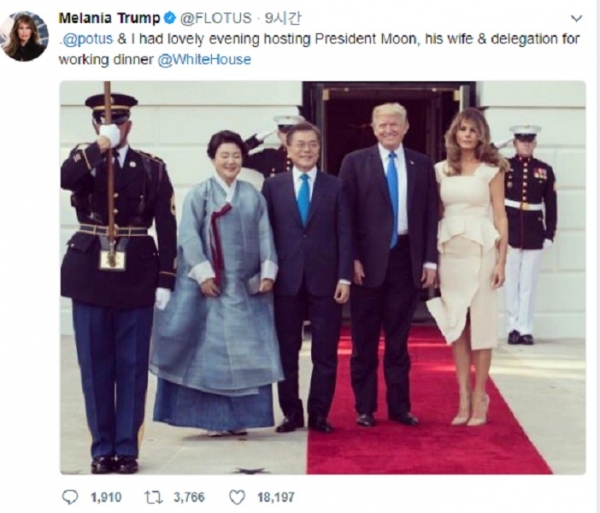 ⓒ멜라니아 트럼프 트위터