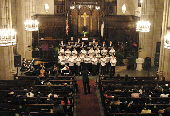 지난 2005년에 진행된 홈리스들을 위한 자선 음악회