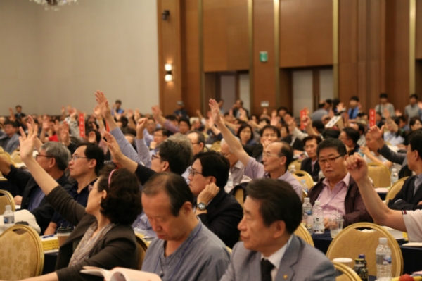 
▲기장 제102회 총회가 진행되고 있다. ⓒ기장