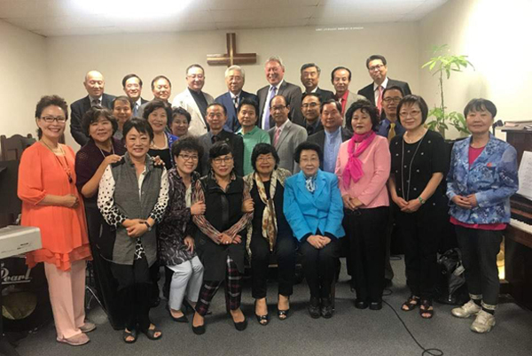 가을학기 개강예배를 드린 후 기념촬영