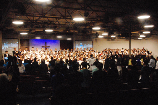 사우스베이 지역 한인교회들이 연합해 찬양제를 개최했다.