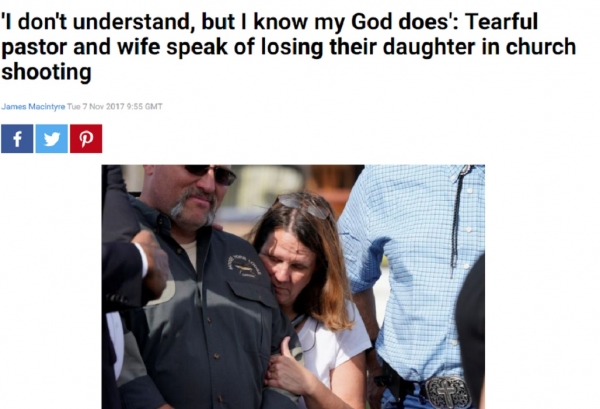 기자회견을하고 있는 프랭크 포메로이 목사와 쉐리 사모의 모습. ⓒ영국 크리스천투데이 보도화면 캡쳐