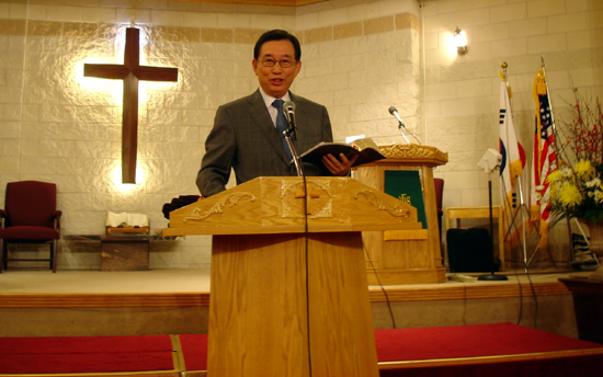 이날 곽영철 목사(뉴욕 초대교회 선교 목사)가 말씀을 전했다.