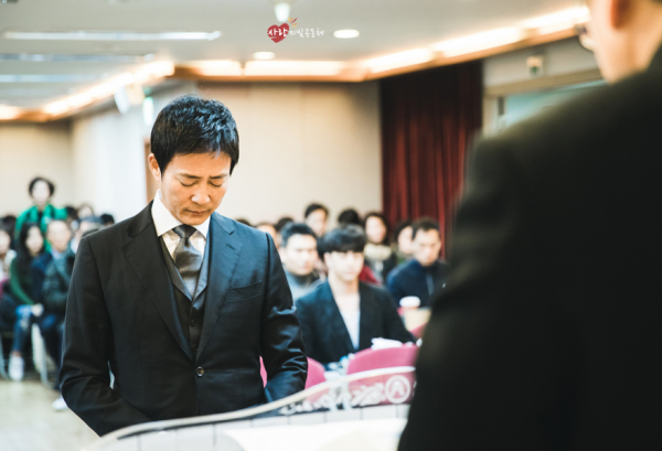 ▲사랑의빛공동체 장로임직식 현장. ⓒ사랑의빛공동체