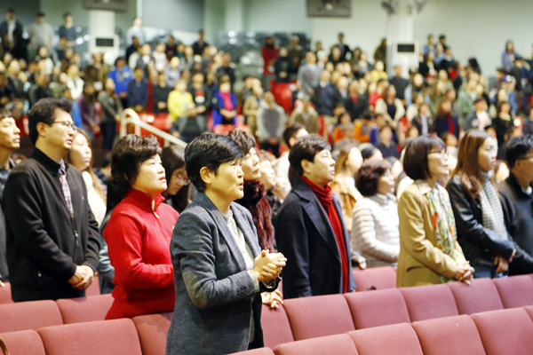 주님의영광교회 미라클 블레싱 기도회 모습