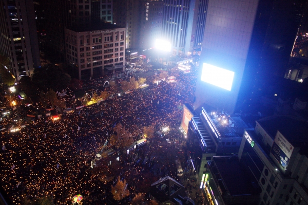 ▲광화문 촛불집회