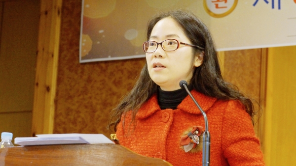 ▲박서영 법무사가 강연하고 있다.