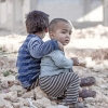 ▲폭격의 위협 속에 불안해 하고 있는 시리아 어린이들 모습. ⓒ유니세프 제공