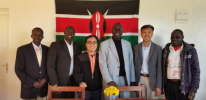 김창환 총장과 케냐 마라퀫 지역 아프리카 내지교회 교단 관계자들