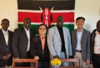 김창환 총장과 케냐 마라퀫 지역 아프리카 내지교회 교단 관계자들