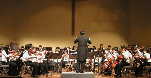 그동안 갈고 닦은 실력을 마음껏 뽐낸 유스 오케스트라 공연