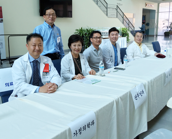 은혜한인교회 의료선교국이 커뮤니티 건강검진 축제를 개최했다. 