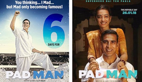 ▲배우 출신 작가 트윙클 카나가 무루가나탐의 실화를 바탕으로 만든 인도 영화 '패드맨' 포스터. 그는 가난한 여성들의 위생문제를 해결하는 동시에 여성 일자리 창출로 인도 사회 개혁에 공헌했다.