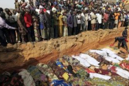 과거 풀라니 민병대에 의한 대학살로 살해된 나이지리아 기독교인들.