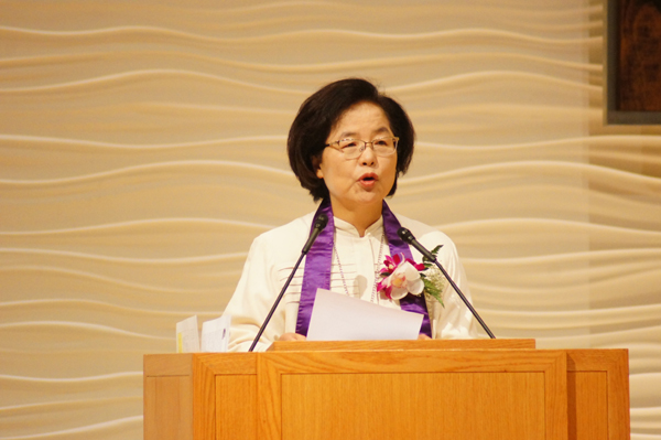 김에스더 목사(신임회장) 취임사