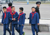북한 학생들의 모습. ⓒ오픈도어선교회