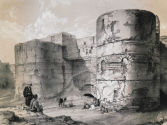 아랍 군대에 맞서 7개월간 항전했던 바빌론 성채 모습(1840년 그림).