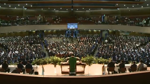 예장통합 제103회 정기총회가 열리고 있는 이리신광교회 내부. ©자료사진