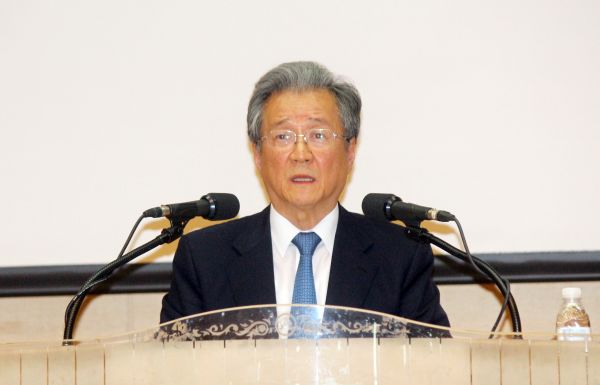 ▲김지철 목사가 설교하는 모습. 