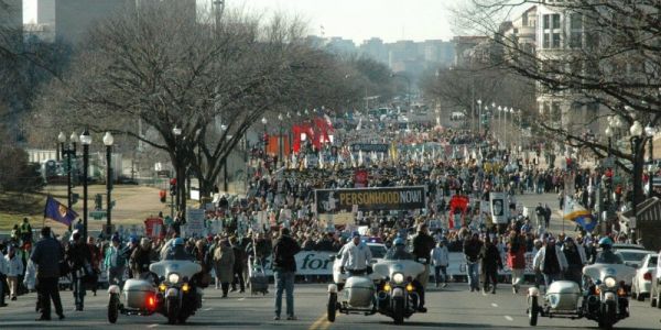 ▲낙태반대자들의 생명을 위한 행진. ⓒ미국 크리스천포스트