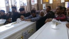 장례식에 참석한 기독교인들이 슬퍼하고 있다. ⓒ유튜브 영상캡쳐
