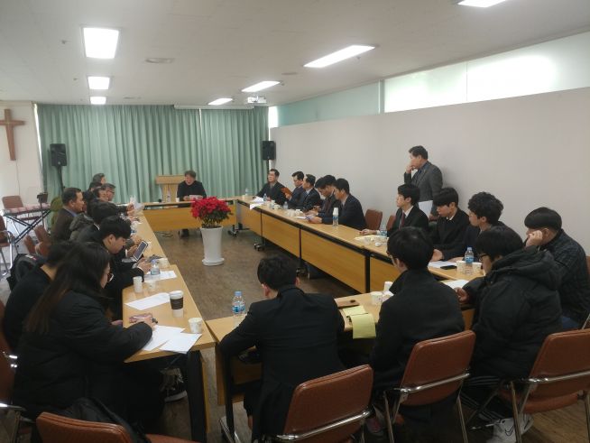 
▲27일 비대위 회의가 진행되고 있다. ⓒ비대위 제공
