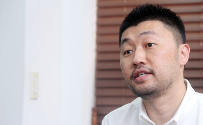 국대떡볶이 김상현 대표. 최근 자신의 SNS에 올린 글들로 언론 등의 주목을 받고 있다. ⓒ송경호 기자