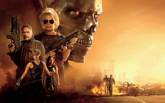 인공지능 휴머노이드에 의해 멸종 위기에 놓인 인류의 분투기, <터미네이터>.