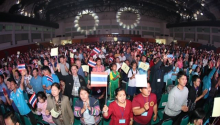 태국 집회 참석자들 모습. ⓒ교회 제공