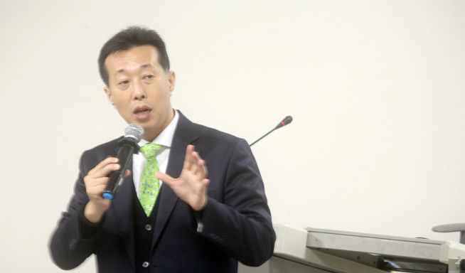 양형주 목사가 강의하고 있다. ⓒ이대웅 기자