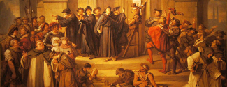 루터는 흑사병이 창궐할 당시 피신하지 않고 성도들을 돌본 것으로 유명하다. 하지만 루터는 현대 의학의 권고를 받아들이지 않고 무시하는 행위에 대해 하나님을 시험하는 행동이라고 경고하기도 했다.