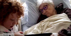 코로나 바이러스에 감염됐다 생존한 90세 할머니 제네바 우드.