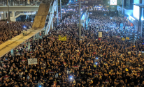 지난해 홍콩에서 열렸던 대규모 시위 모습
