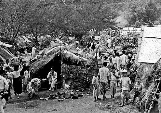 6.25전쟁 당시 피난민들 