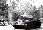 1950년 6월 28일 서울에 진입한 소련제 T-34 전차. ⓒ지저스아미