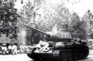 1950년 6월 28일 서울에 진입한 소련제 T-34 전차. ⓒ지저스아미