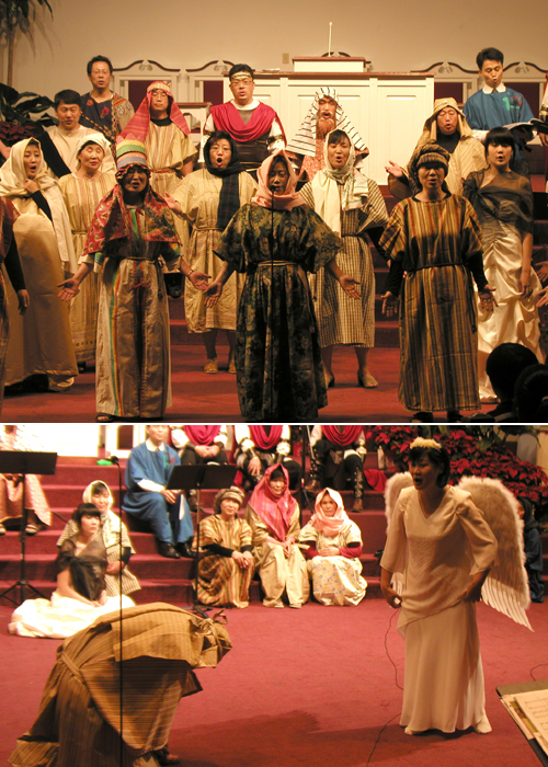 제일장로교회 시온성가대원을 중심으로 선보인 성탄뮤지컬.