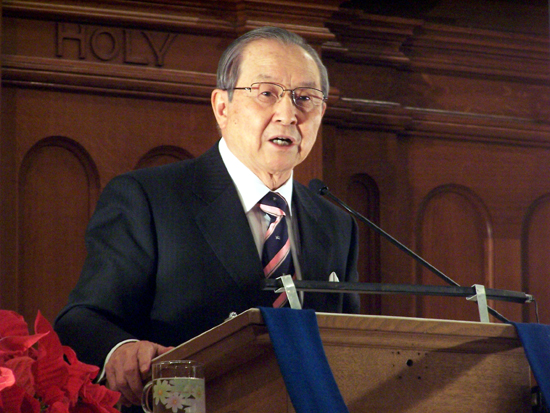 김장환 목사는 뉴욕예람교회서 12월 7일부터 9일까지 부흥회를 인도했다.