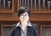 박보경 교수가 제20회 언더우드 선교상 시상식 기념강좌에서 발표를 하고 있다. ©연세대 유튜브 채널 영상 캡쳐