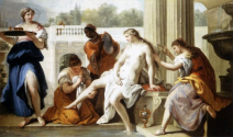 세바스티아노 리치(Sebastiano Ricci)의 ‘목욕하는 밧세바’.