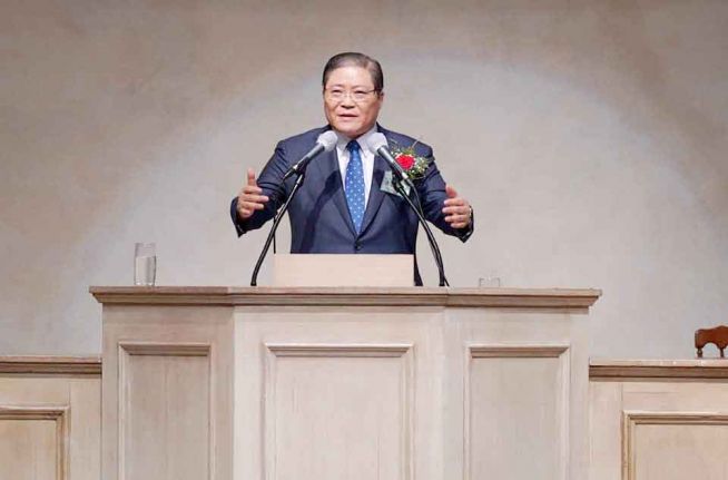 총회장 소강석 목사가 실행위원회를 진행하고 있다. ⓒ페이스북