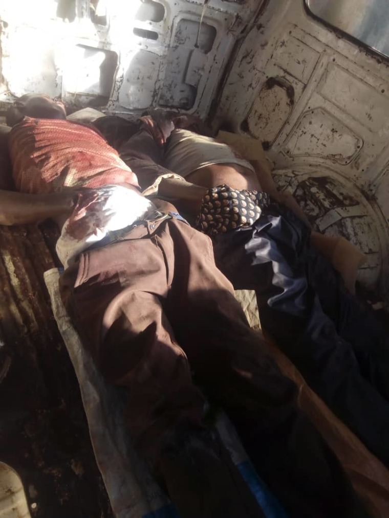 풀라니족의 공격으로 사망한 기독교인들.