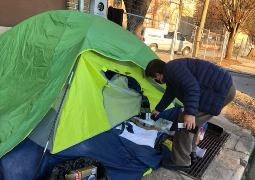 디딤돌선교회 사랑의 점퍼(담요) 나눔